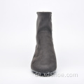 55 mm hoher klassischer Stiefel mit Schaftabsatz